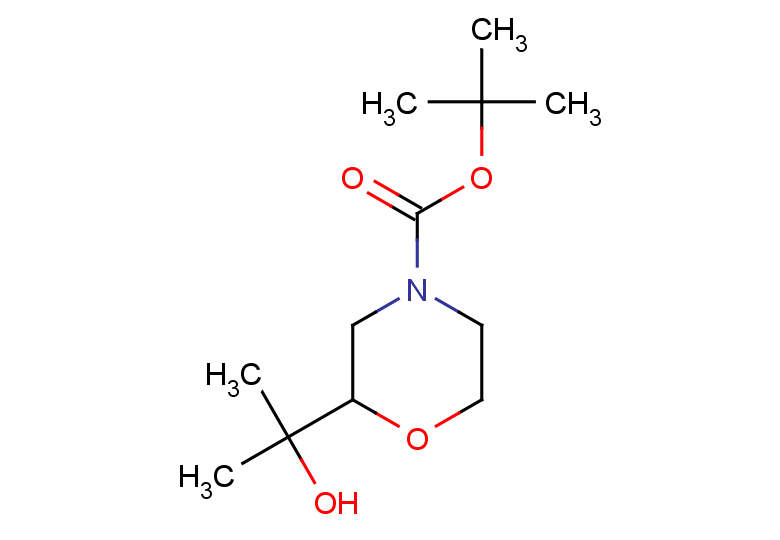 tert-butyl 2-(2-hydroxypropan-2-yl)morpholine-4-carboxylate