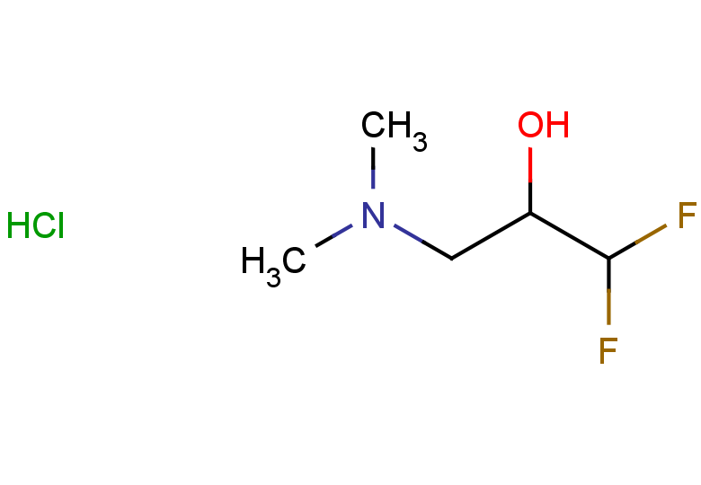 3-(dimethylamino)-1,1-difluoropropan-2-ol hydrochloride