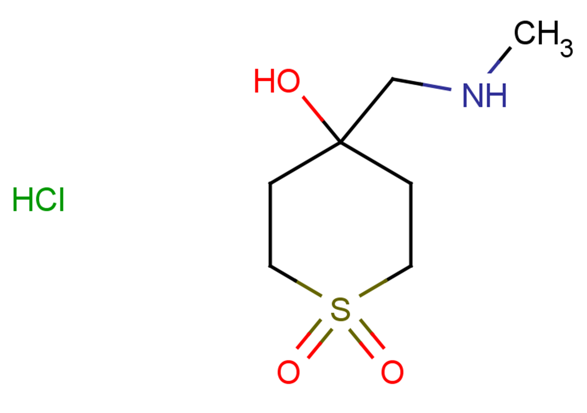 4-hydroxy-4-[(methylamino)methyl]-1$l^{6}-thiane-1,1-dione hydrochloride