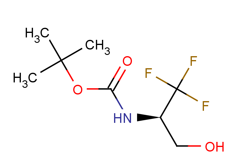 tert-butyl N-[(2R)-1,1,1-trifluoro-3-hydroxypropan-2-yl]carbamate