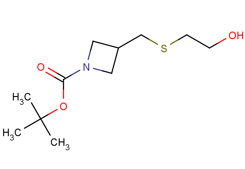 tert-butyl 3-{[(2-hydroxyethyl)sulfanyl]methyl}azetidine-1-carboxylate
