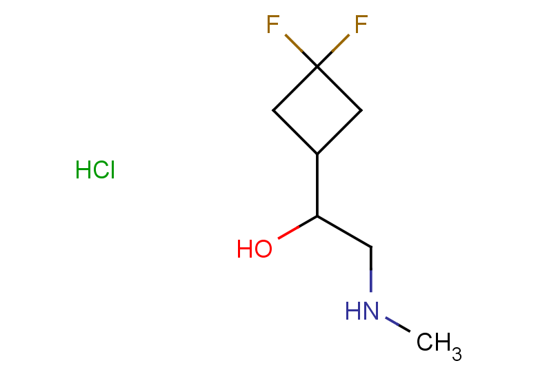 1-(3,3-difluorocyclobutyl)-2-(methylamino)ethan-1-ol hydrochloride