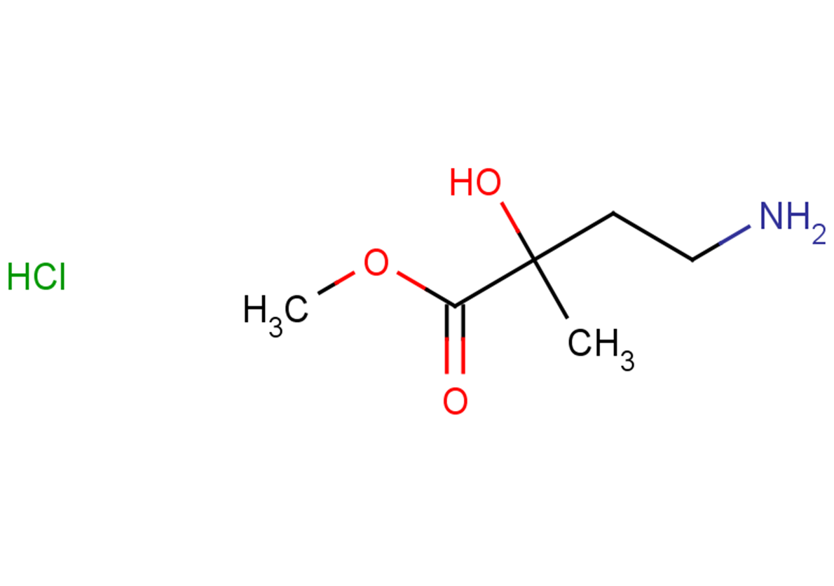 methyl 4-amino-2-hydroxy-2-methylbutanoate hydrochloride