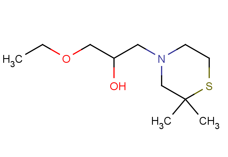 1-(2,2-dimethylthiomorpholin-4-yl)-3-ethoxypropan-2-ol