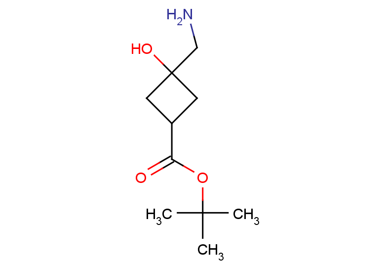 tert-butyl 3-(aminomethyl)-3-hydroxycyclobutane-1-carboxylate