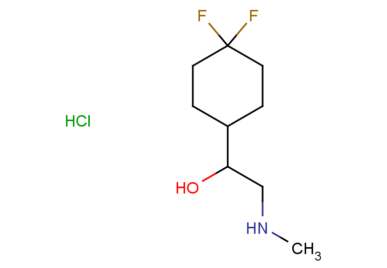 1-(4,4-difluorocyclohexyl)-2-(methylamino)ethan-1-ol hydrochloride