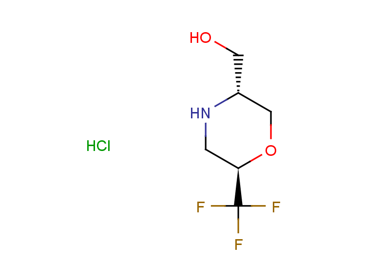 rac-[(3R,6R)-6-(trifluoromethyl)morpholin-3-yl]methanol hydrochloride, trans