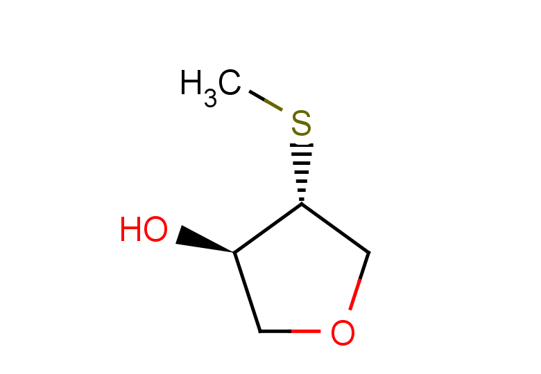 rac-(3R,4R)-4-(methylsulfanyl)oxolan-3-ol, trans