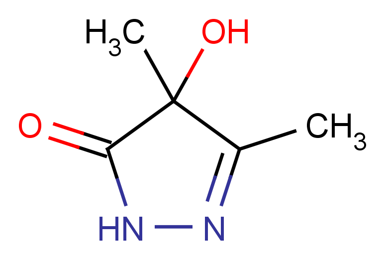 4-hydroxy-3,4-dimethyl-4,5-dihydro-1H-pyrazol-5-one