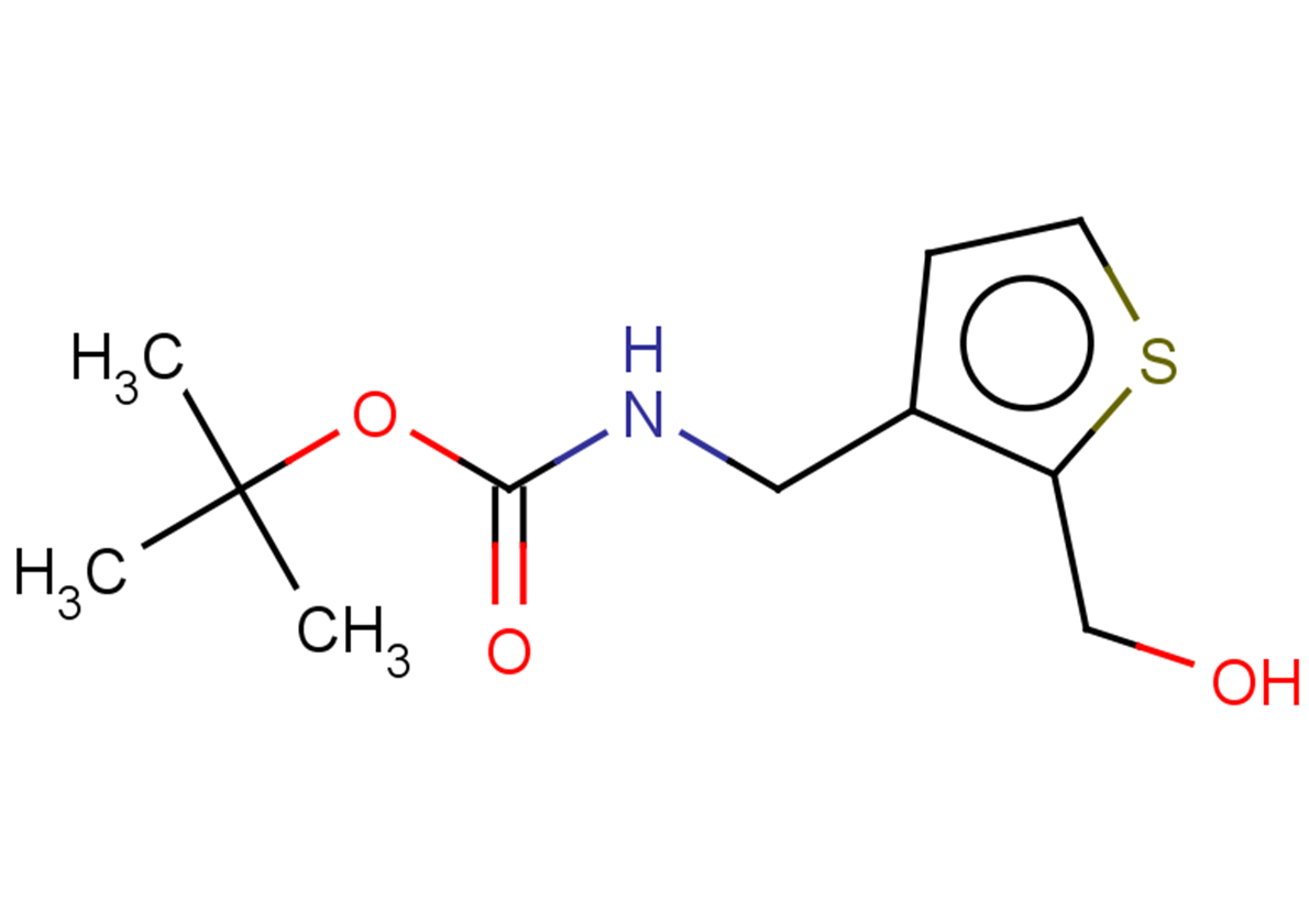 tert-butyl N-{[2-(hydroxymethyl)thiophen-3-yl]methyl}carbamate