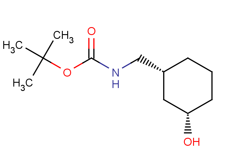 tert-butyl N-{[(1R,3S)-3-hydroxycyclohexyl]methyl}carbamate