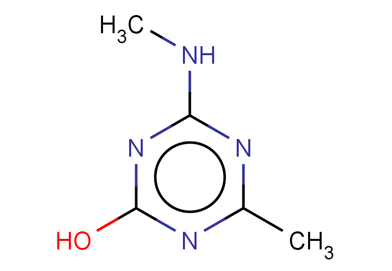4-methyl-6-(methylamino)-1,3,5-triazin-2-ol