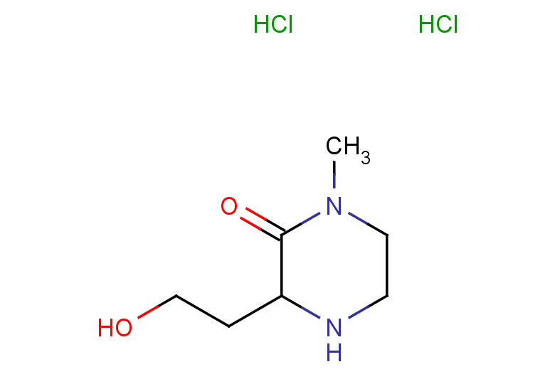 3-(2-hydroxyethyl)-1-methylpiperazin-2-one dihydrochloride