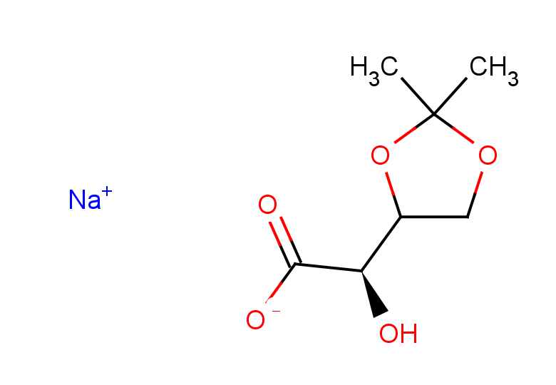 sodium (2R)-2-[(4S)-2,2-dimethyl-1,3-dioxolan-4-yl]-2-hydroxyacetate