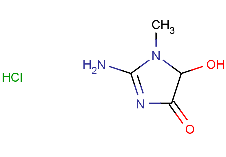 2-amino-5-hydroxy-1-methyl-4,5-dihydro-1H-imidazol-4-one hydrochloride