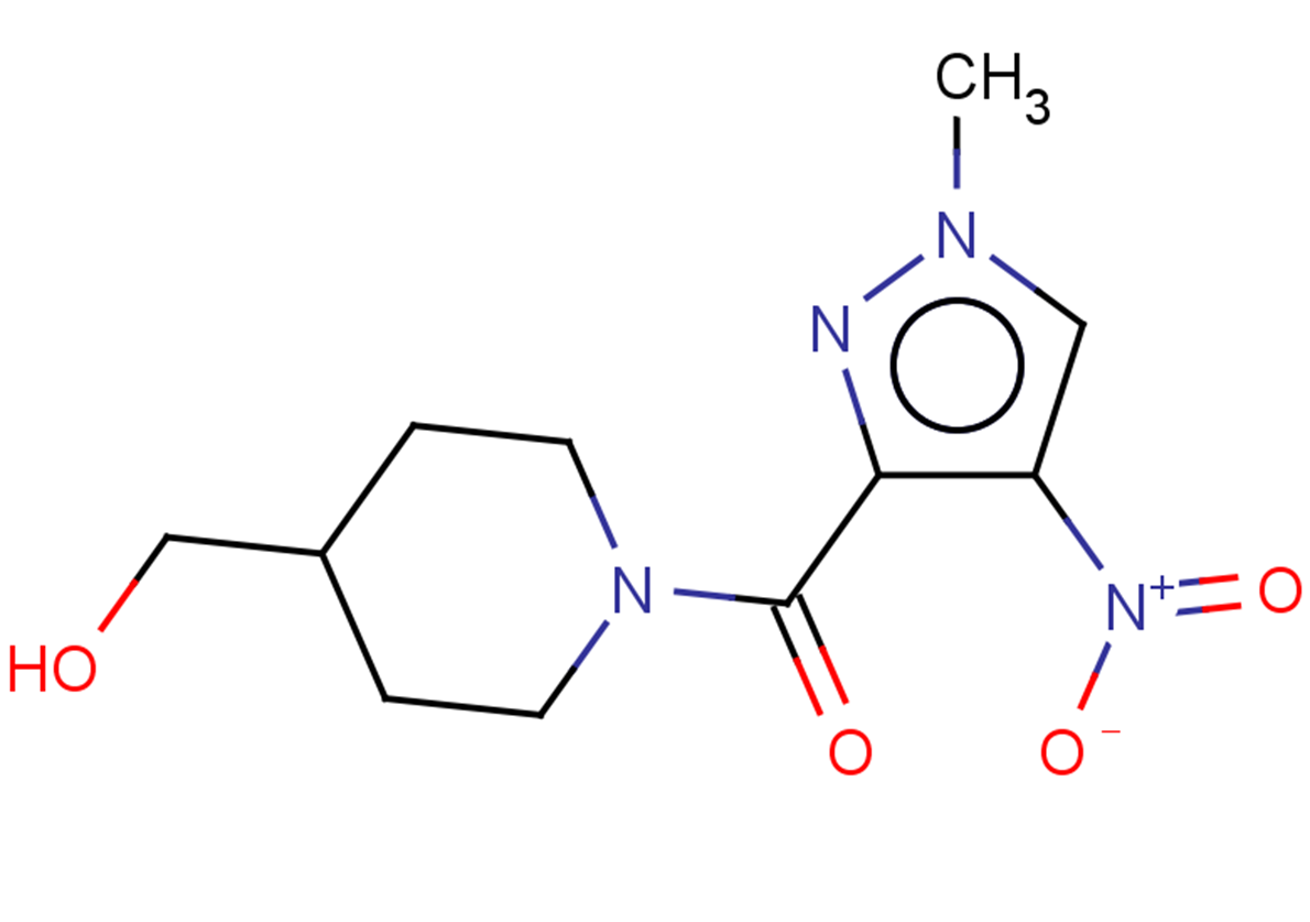 [1-(1-methyl-4-nitro-1H-pyrazole-3-carbonyl)piperidin-4-yl]methanol