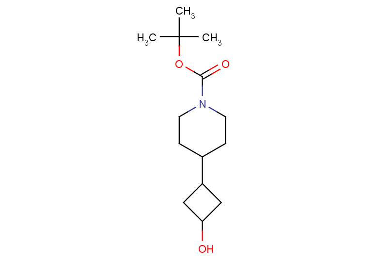tert-butyl 4-(3-hydroxycyclobutyl)piperidine-1-carboxylate