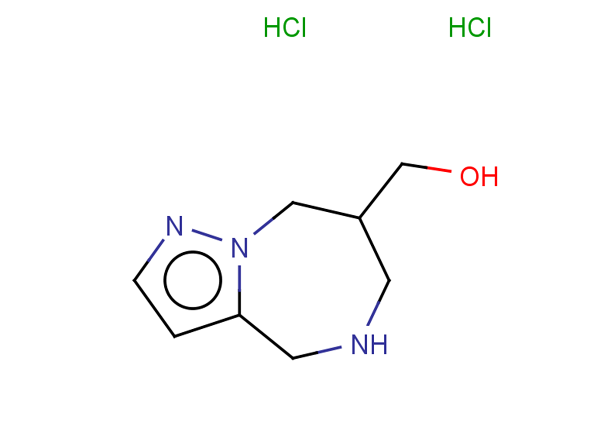 {4H,5H,6H,7H,8H-pyrazolo[1,5-a][1,4]diazepin-7-yl}methanol dihydrochloride