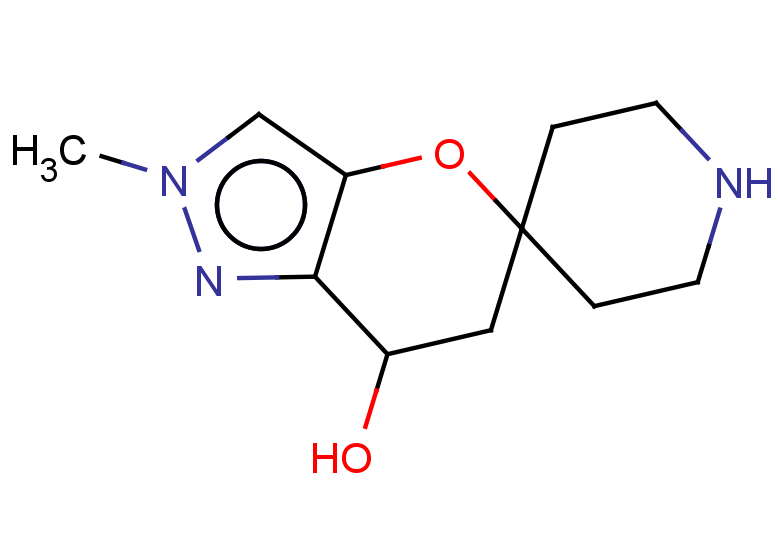 2'-methyl-6',7'-dihydro-2'H-spiro[piperidine-4,5'-pyrano[3,2-c]pyrazole]-7'-ol