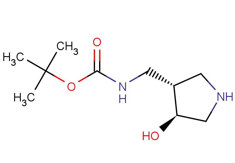 rac-tert-butyl (((3R,4R)-4-hydroxypyrrolidin-3-yl)methyl)carbamate, trans