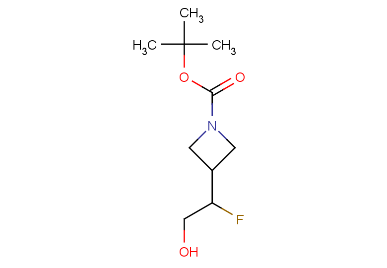 tert-butyl 3-(1-fluoro-2-hydroxyethyl)azetidine-1-carboxylate