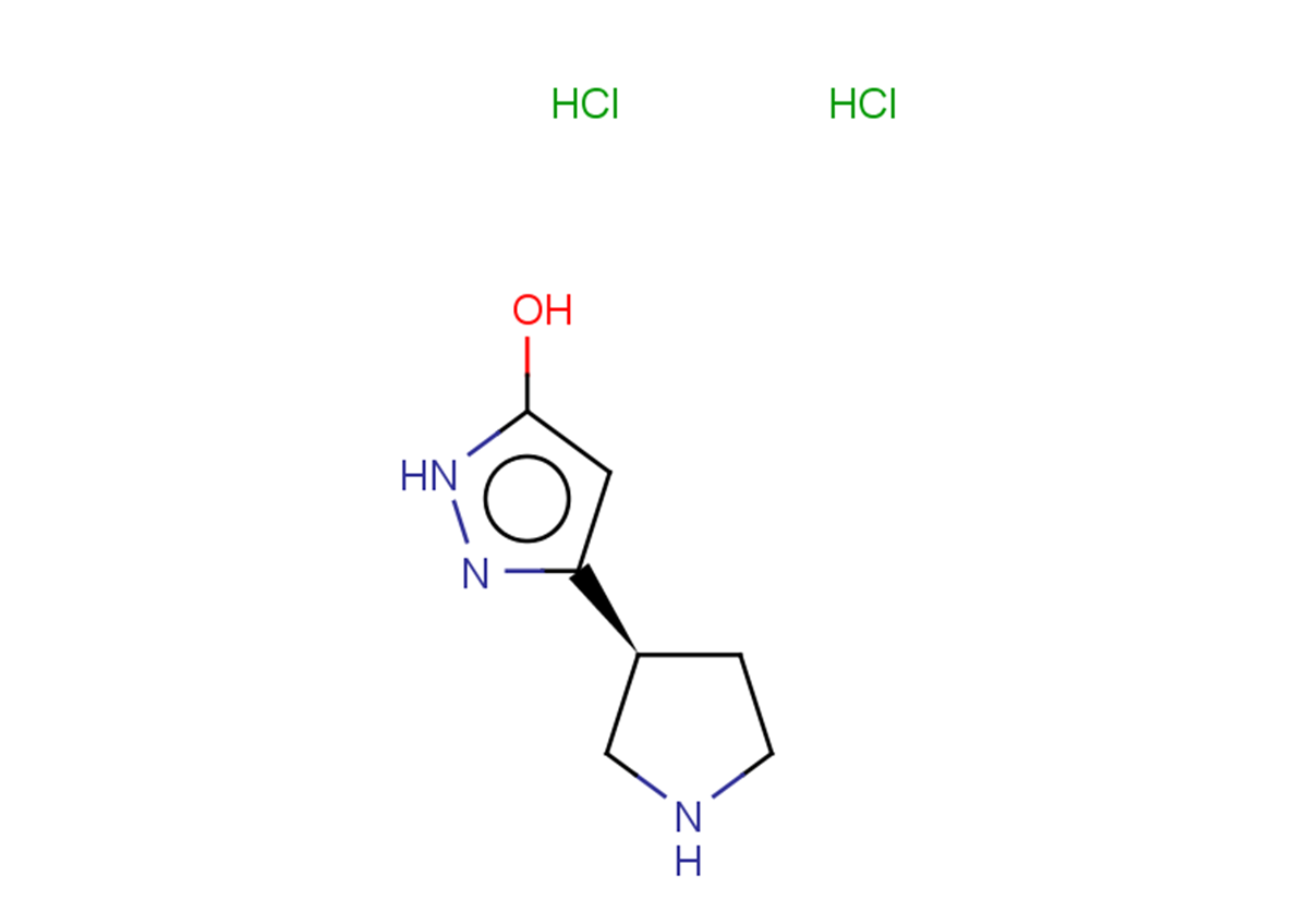 3-[(3S)-pyrrolidin-3-yl]-1H-pyrazol-5-ol dihydrochloride