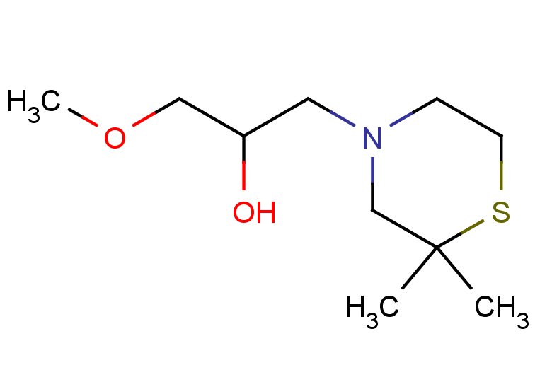 1-(2,2-dimethylthiomorpholin-4-yl)-3-methoxypropan-2-ol