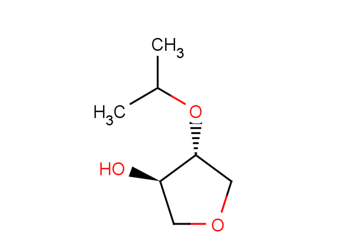 rac-(3R,4R)-4-(propan-2-yloxy)oxolan-3-ol, trans