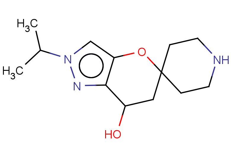 2'-(propan-2-yl)-6',7'-dihydro-2'H-spiro[piperidine-4,5'-pyrano[3,2-c]pyrazole]-7'-ol