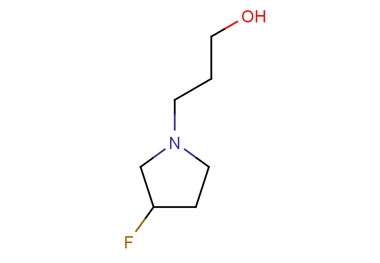 3-(3-fluoropyrrolidin-1-yl)propan-1-ol