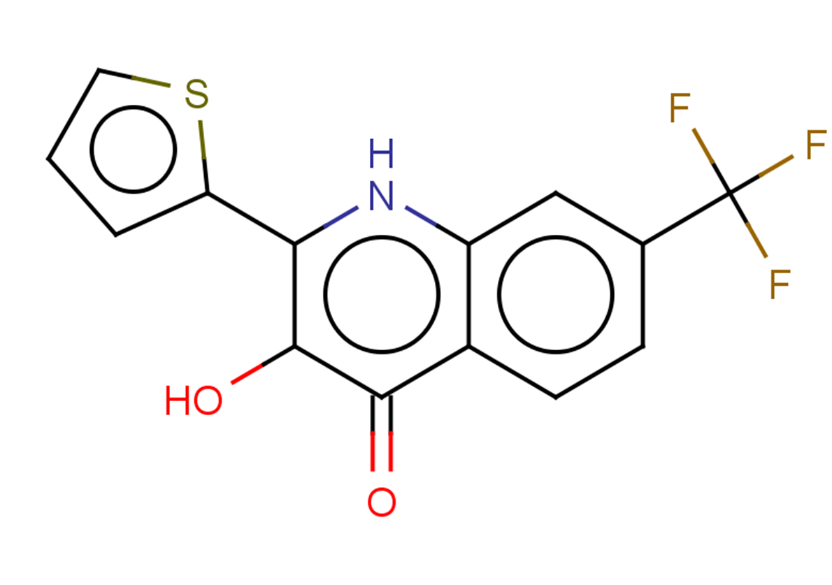 3-hydroxy-2-(thiophen-2-yl)-7-(trifluoromethyl)-1,4-dihydroquinolin-4-one