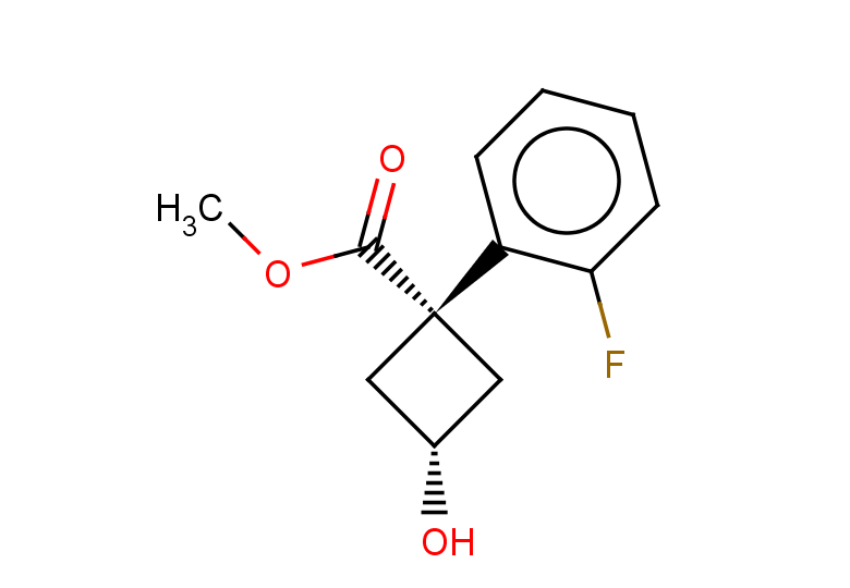 methyl 1-(2-fluorophenyl)-3-hydroxycyclobutane-1-carboxylate