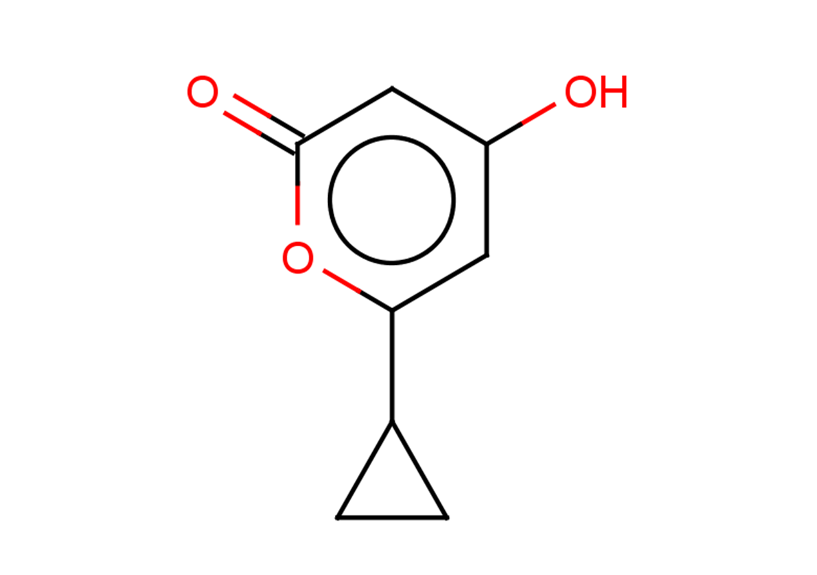 6-cyclopropyl-4-hydroxy-2H-pyran-2-one