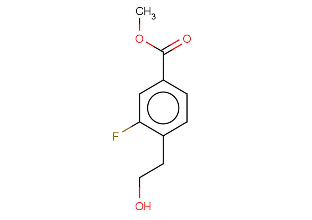 methyl 3-fluoro-4-(2-hydroxyethyl)benzoate