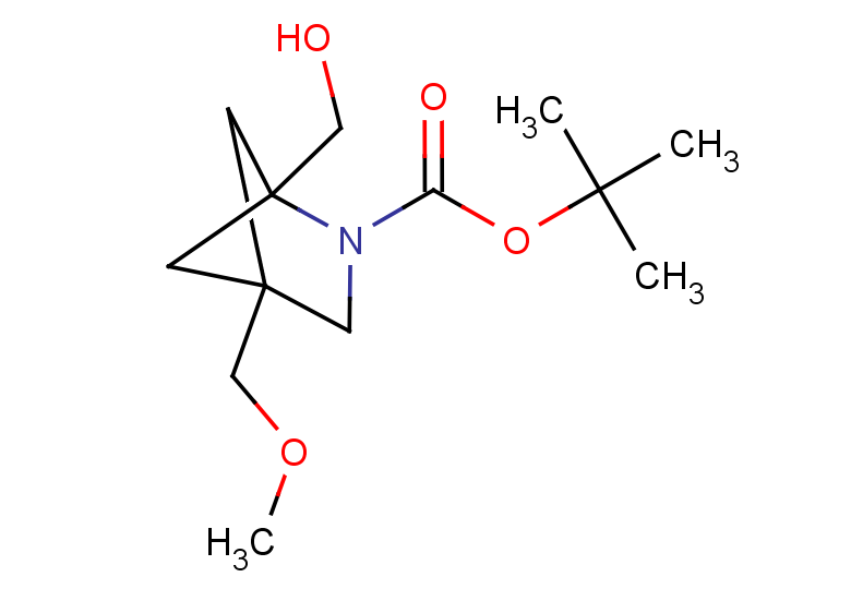 tert-butyl 1-(hydroxymethyl)-4-(methoxymethyl)-2-azabicyclo[2.1.1]hexane-2-carboxylate