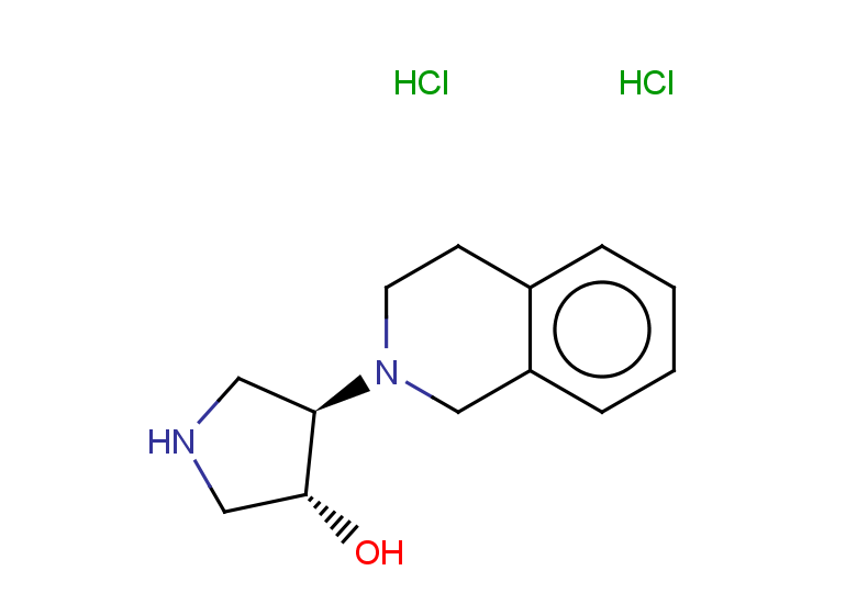 (3R,4R)-4-(1,2,3,4-tetrahydroisoquinolin-2-yl)pyrrolidin-3-ol dihydrochloride