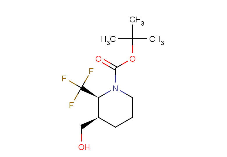 tert-butyl (2S,3R)-3-(hydroxymethyl)-2-(trifluoromethyl)piperidine-1-carboxylate