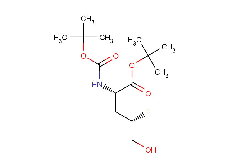 tert-butyl (2S,4S)-2-{[(tert-butoxy)carbonyl]amino}-4-fluoro-5-hydroxypentanoate