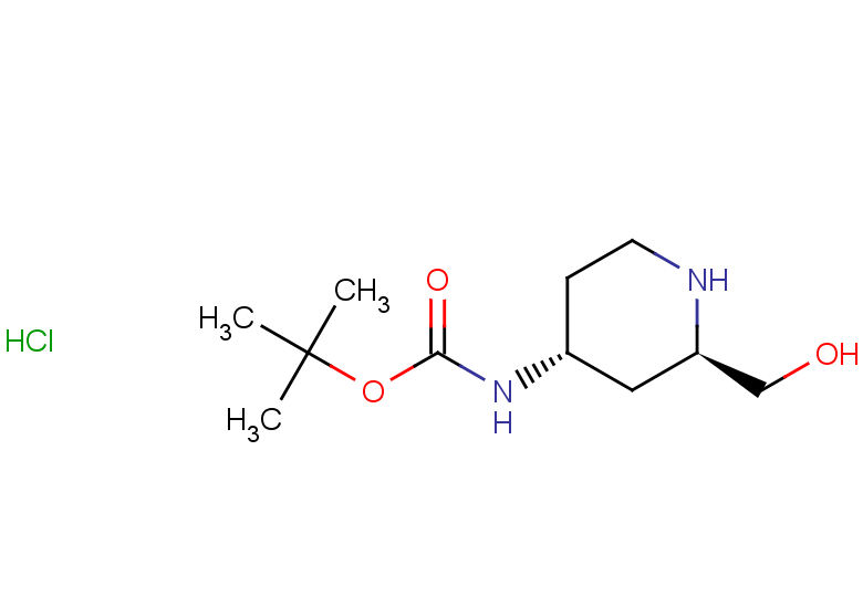 tert-butyl N-[(2R,4R)-2-(hydroxymethyl)piperidin-4-yl]carbamate hydrochloride