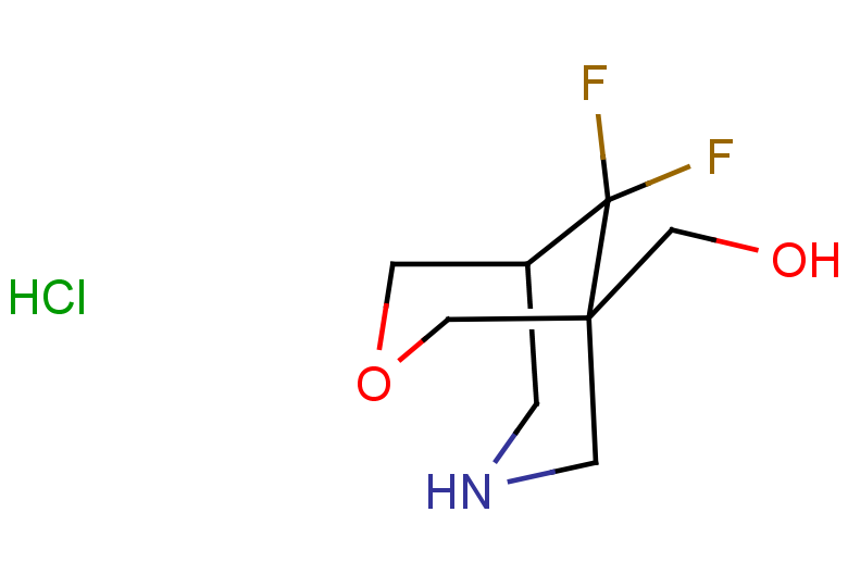 {9,9-difluoro-3-oxa-7-azabicyclo[3.3.1]nonan-1-yl}methanol hydrochloride