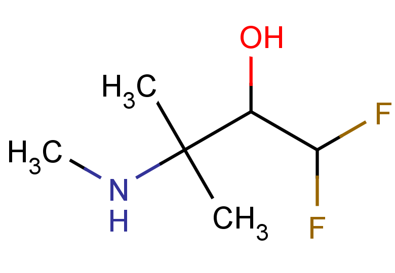 1,1-difluoro-3-methyl-3-(methylamino)butan-2-ol