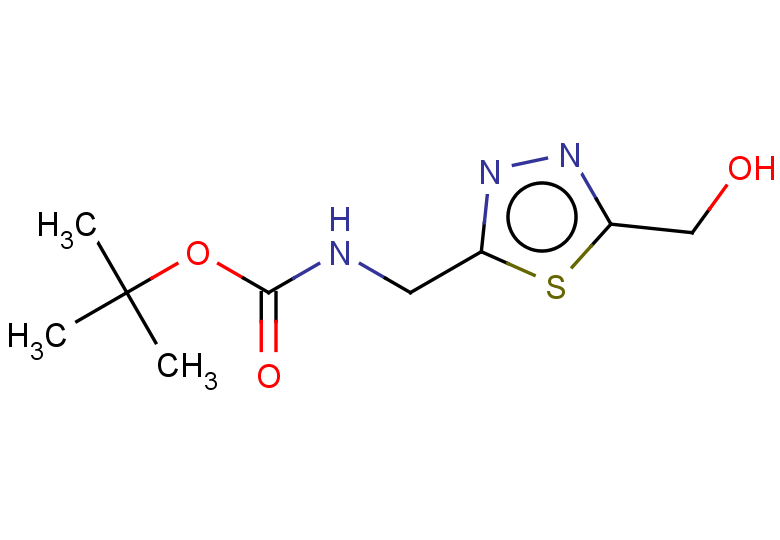 tert-butyl N-{[5-(hydroxymethyl)-1,3,4-thiadiazol-2-yl]methyl}carbamate