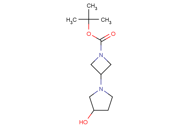 tert-butyl 3-(3-hydroxypyrrolidin-1-yl)azetidine-1-carboxylate
