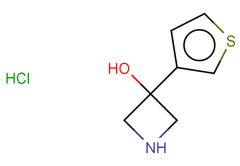 3-(thiophen-3-yl)azetidin-3-ol hydrochloride
