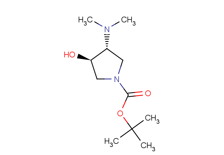 rac-tert-butyl (3R,4R)-3-(dimethylamino)-4-hydroxypyrrolidine-1-carboxylate, trans