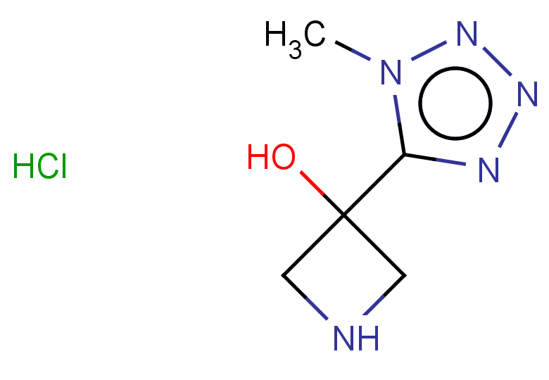 3-(1-methyl-1H-1,2,3,4-tetrazol-5-yl)azetidin-3-ol hydrochloride