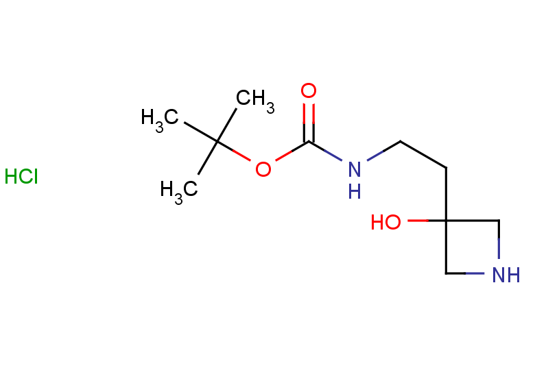 tert-butyl N-[2-(3-hydroxyazetidin-3-yl)ethyl]carbamate hydrochloride