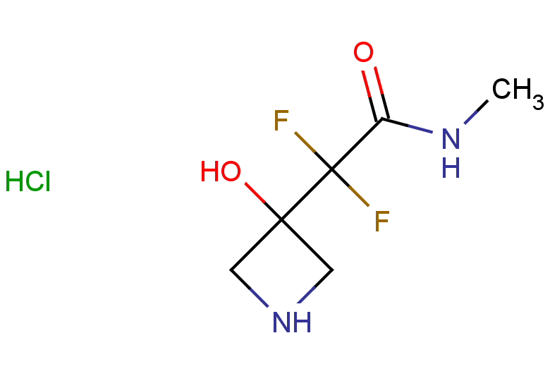 2,2-difluoro-2-(3-hydroxyazetidin-3-yl)-N-methylacetamide hydrochloride