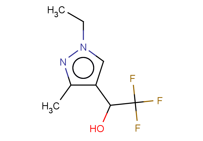 1-(1-ethyl-3-methyl-1H-pyrazol-4-yl)-2,2,2-trifluoroethan-1-ol