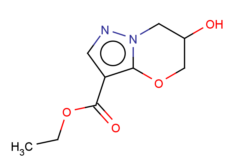 ethyl 6-hydroxy-5H,6H,7H-pyrazolo[3,2-b][1,3]oxazine-3-carboxylate